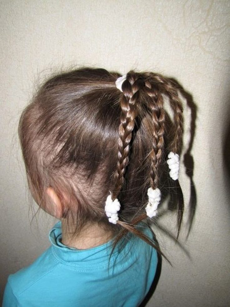 Children's hairstyles for short hair for every day to school and kindergarten