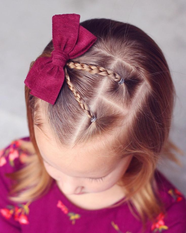 Children's hairstyles for short hair for every day to school and kindergarten