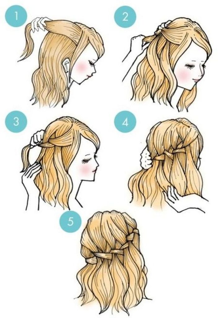 Children's hairstyles for short hair for every day to school and kindergarten