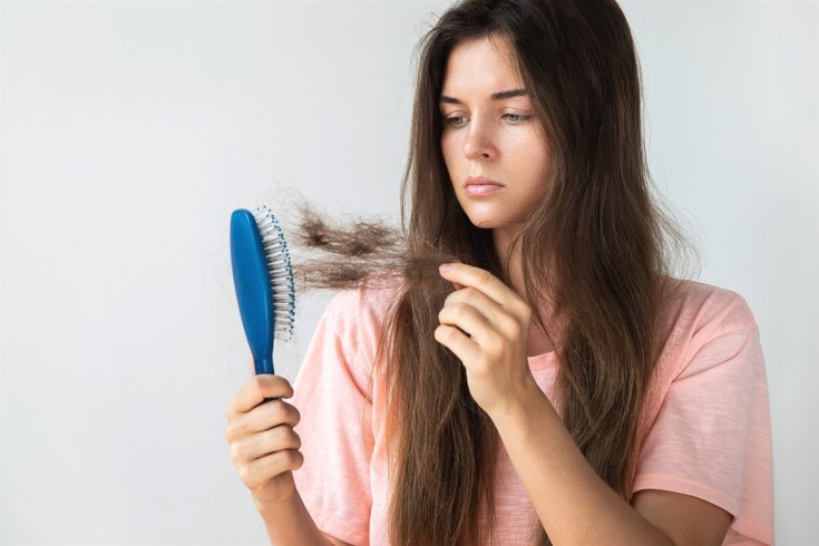 Hair loss from stress