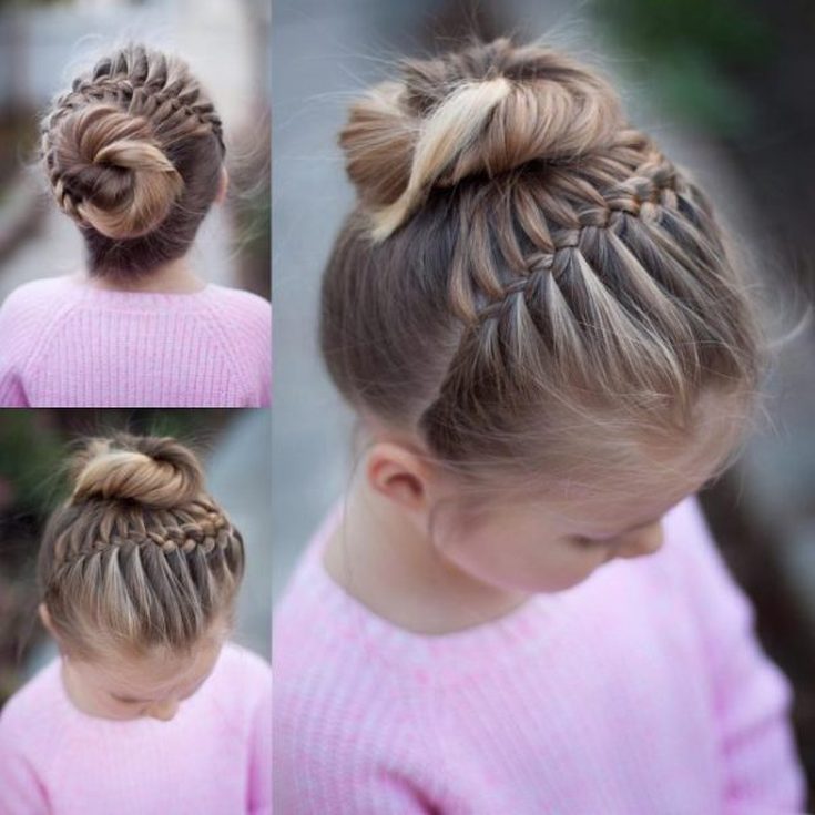 Children's hairstyles for short hair for every day to school and kindergarten