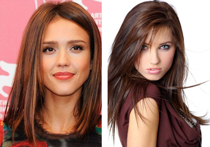 Fashionable hair colors for brown-haired women and the palette and recommendations for dyeing