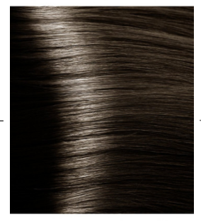 A complete palette of kapous hair colors by numbers with examples of names and photos