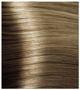 A complete palette of kapous hair colors by numbers with examples of names and photos