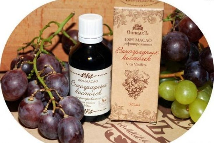 Grape seed oil for hair