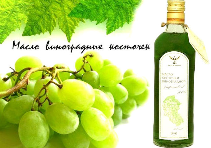 Grape seed oil for hair