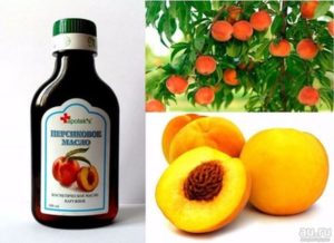 Peach oil for hair