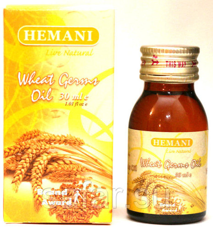 Wheat germ oil for hair