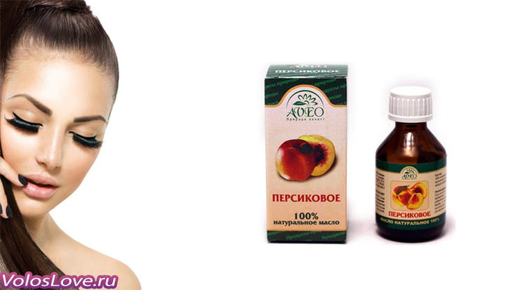 Peach oil for hair