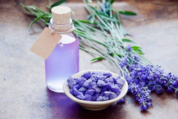 Lavender oil for hair