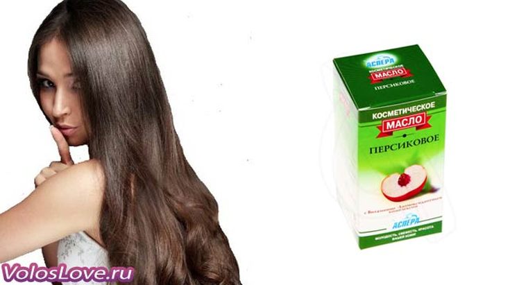 Peach oil for hair