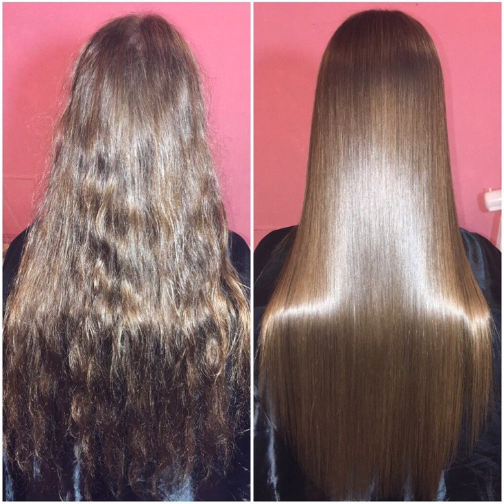 Shampoos after keratin hair straightening without sulfates