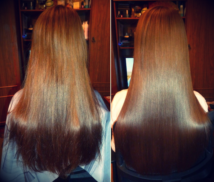 Brazilian hair straightening