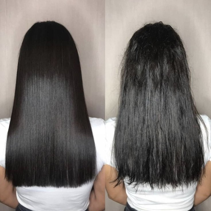 Brazilian hair straightening