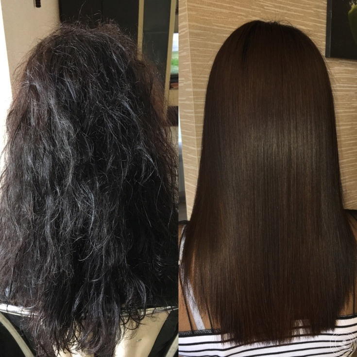 Brazilian hair straightening