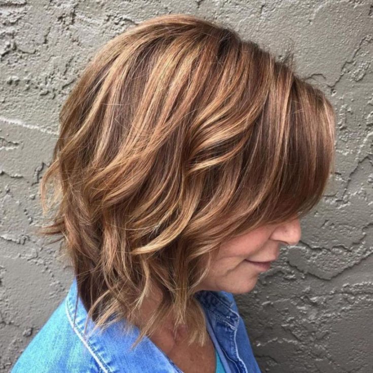 Highlighting on a haircut cascade - the best techniques for straight and curly hair