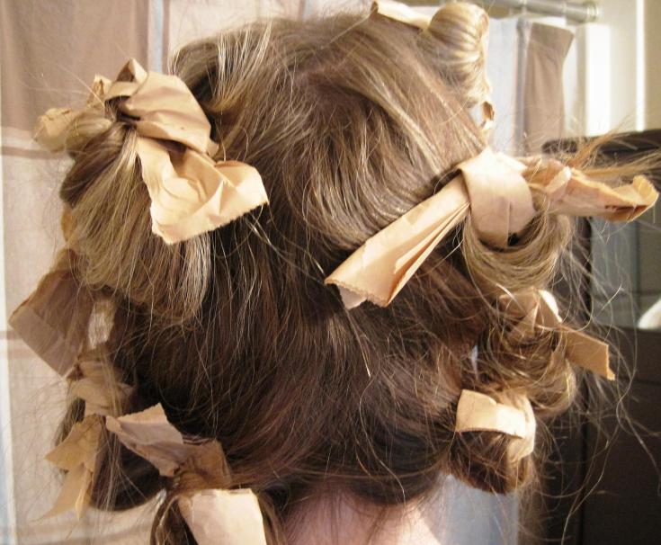 How to wind curls on rags - step by step guide