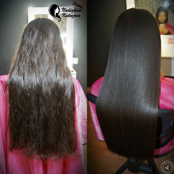 Brazilian hair straightening