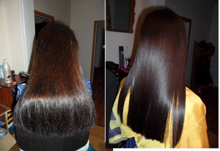 Brazilian hair straightening