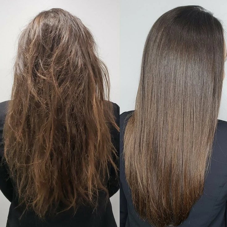 Brazilian hair straightening