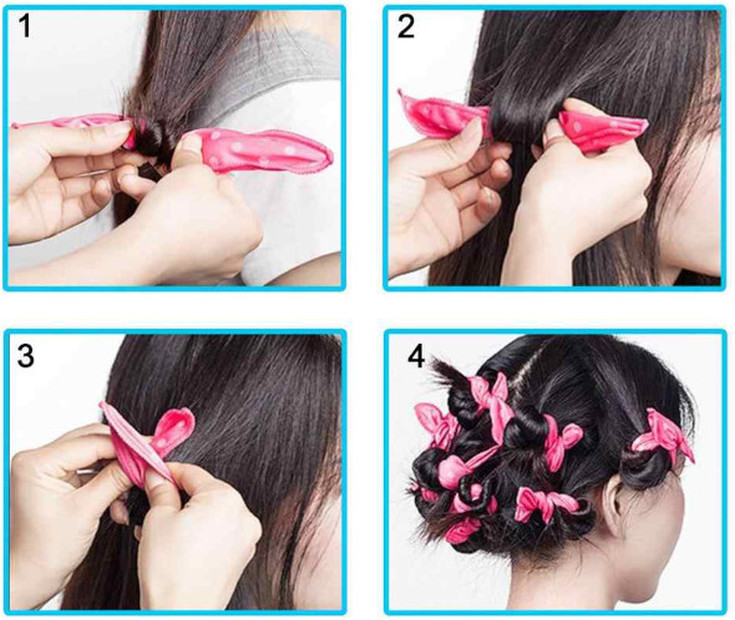 How to wind curls on rags - step by step guide