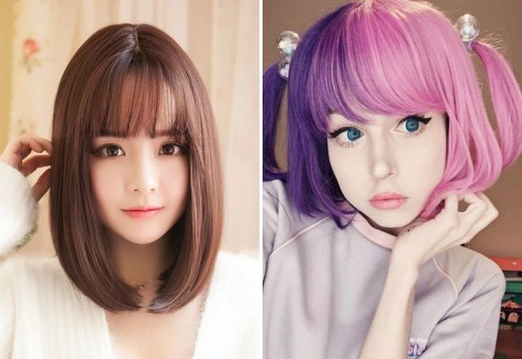 Women's anime hairstyles - how to make light and beautiful options