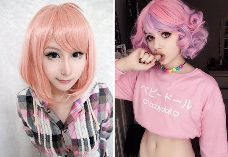 Women's anime hairstyles - how to make light and beautiful options