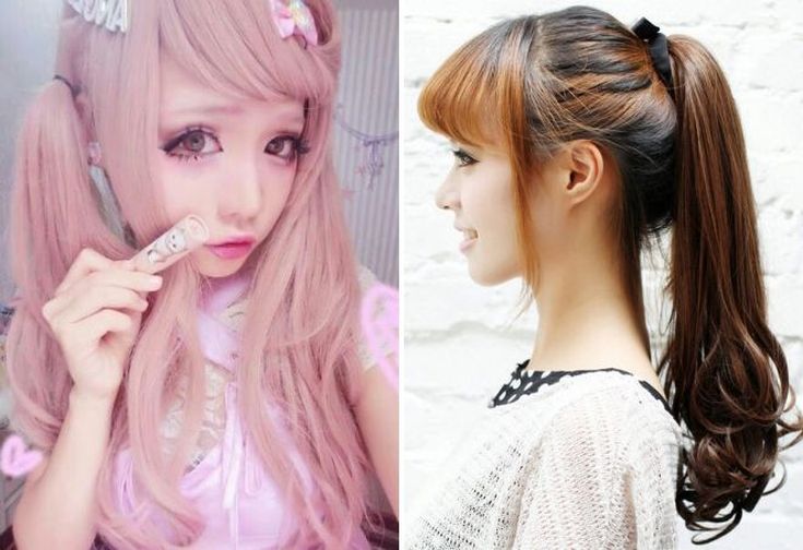 Women's anime hairstyles - how to make light and beautiful options