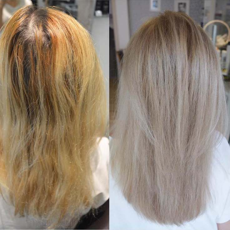 How to lighten hair 2 tones at home