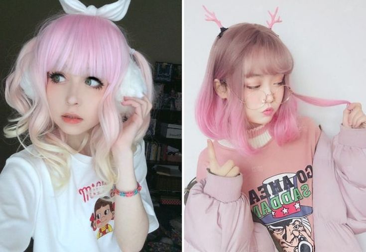 Women's anime hairstyles - how to make light and beautiful options