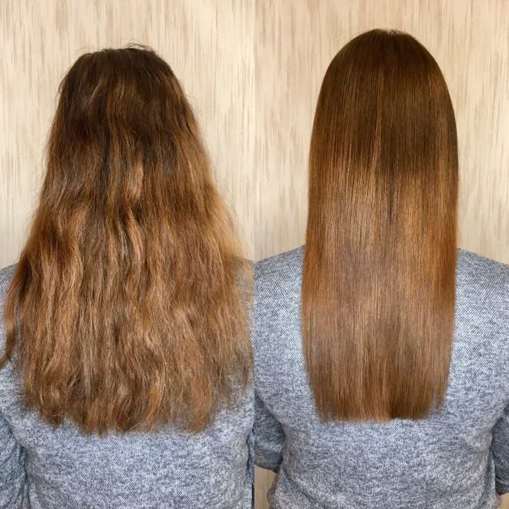 Brazilian hair straightening