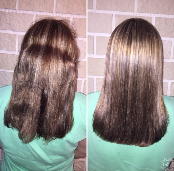 Brazilian hair straightening