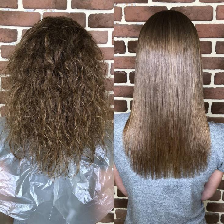 Shampoos after keratin hair straightening without sulfates