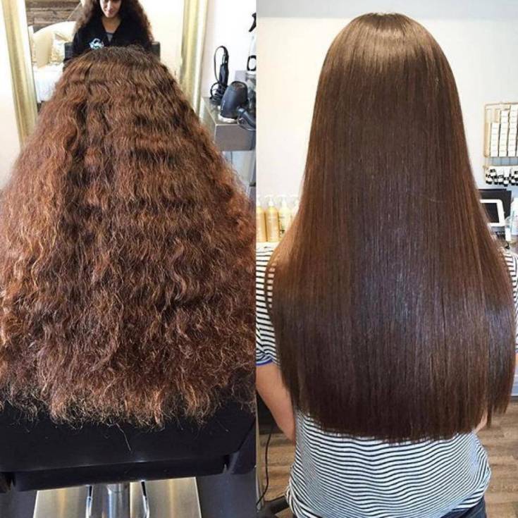 Shampoos after keratin hair straightening without sulfates