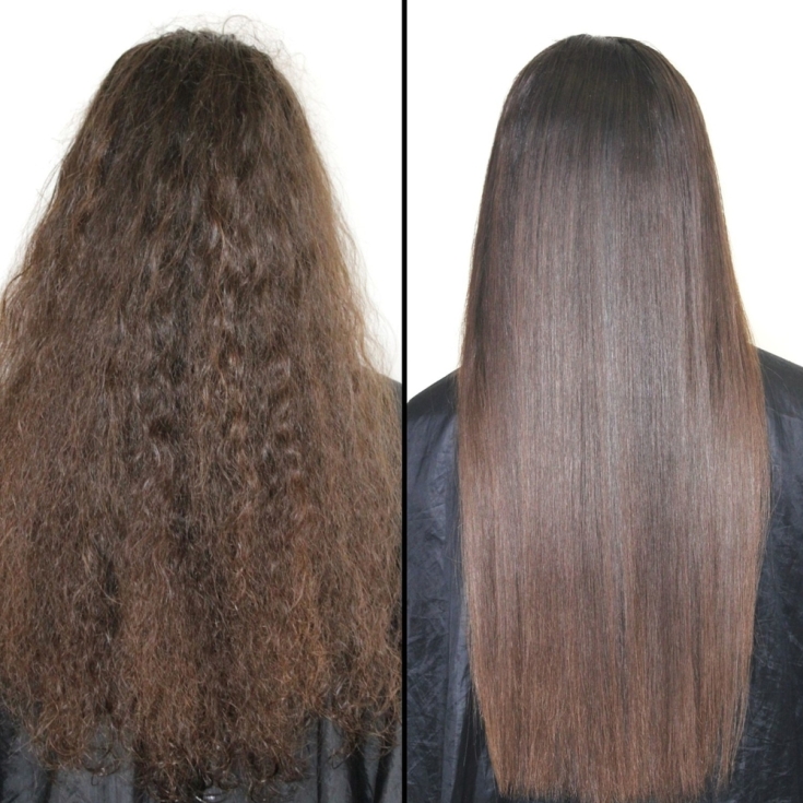 Shampoos after keratin hair straightening without sulfates