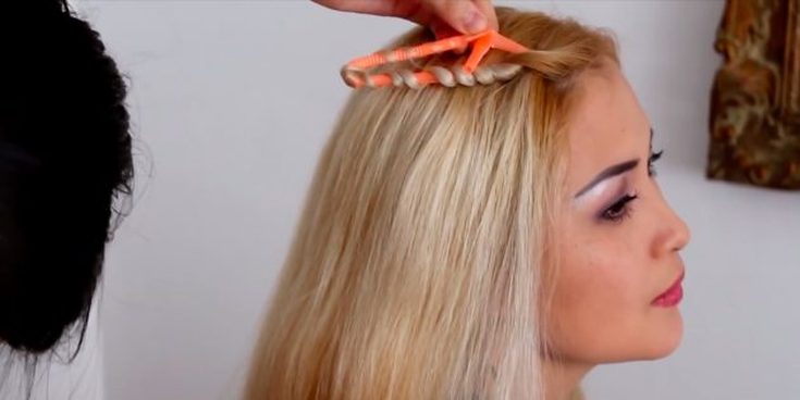 How to make curls with straws